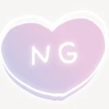 「NG」ハート型スタンプ