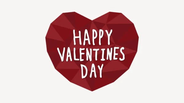 HAPPY VALENTINES DAY手書き風スタンプ