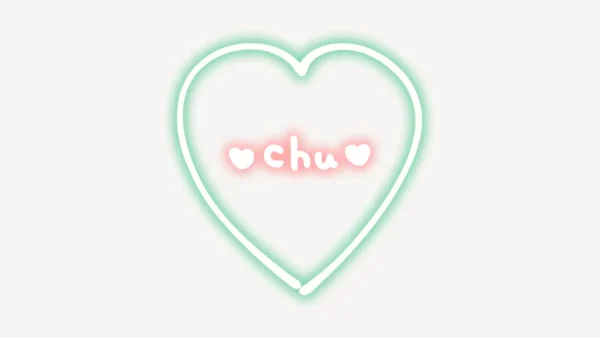 クリスマスハート手書き風スタンプ